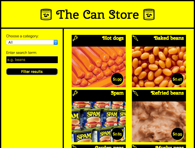 can store screenshot